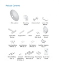 Ubiquiti AirMAX RocketDish, 5 GHz, 30 dBi LW Antenna - Set of 2 