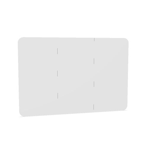 Curve Wall whiteboard wall, 198x294 cm, 3 panels