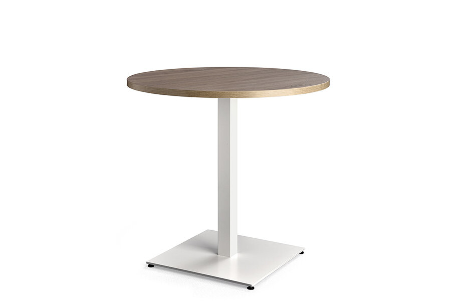 [CARRO-110-Afmetingen blad-TBA-DECOR BLAD-TBA-Kleur onderstel] Carro alto - hoge tafel met centrale vierkante poot - hoogte 112,5 cm (Nog te bepalen, Nog te bepalen, Nog te bepalen)