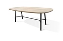 Asta - ovale tafel - hoogte 74 cm