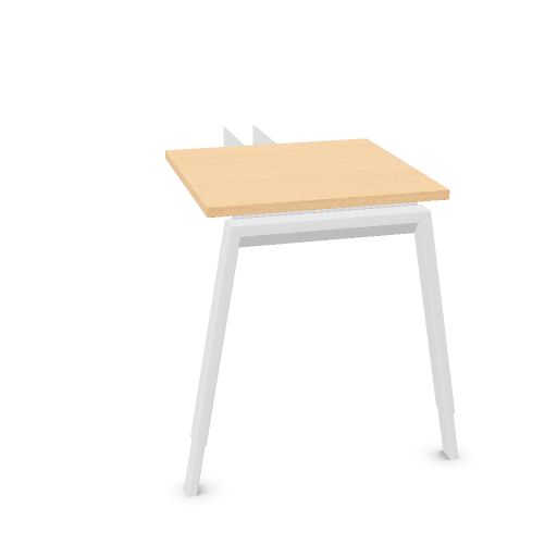 Air2 aanbouwtafel 60x60cm hoogte instelbaar