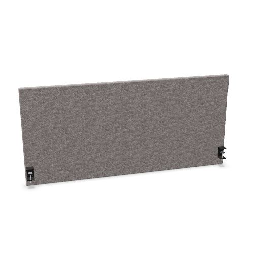 Acoustic wall in front of the desk