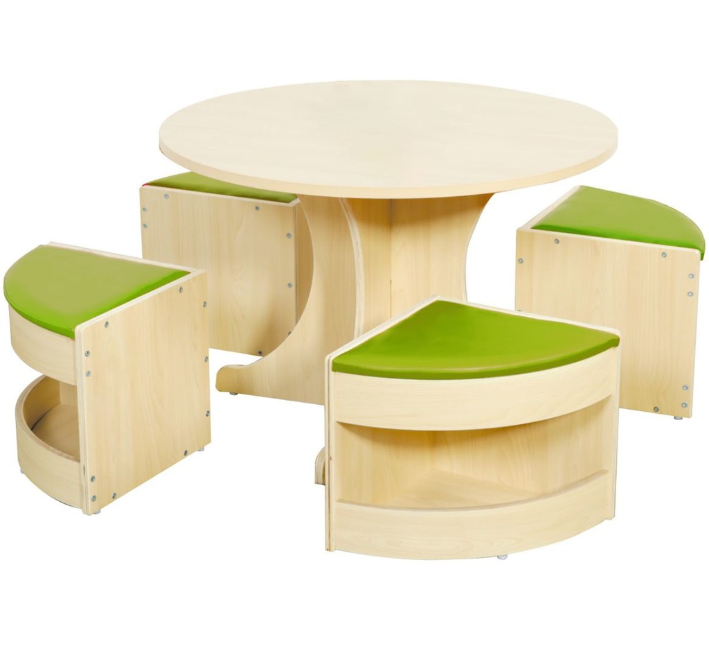 [KB4-NX15001] Tafel met 4 zitkrukjes