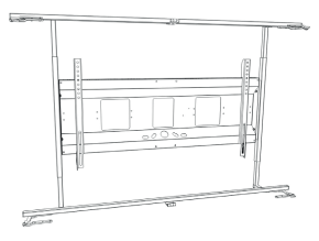 Universeel frame voor wandmontage vleugelset