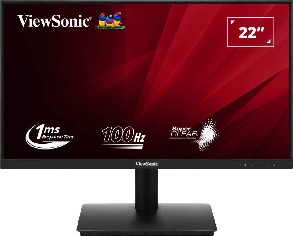 [VA220-H] ViewSonic 22” Full HD monitor met snelle 1ms reactie tijd