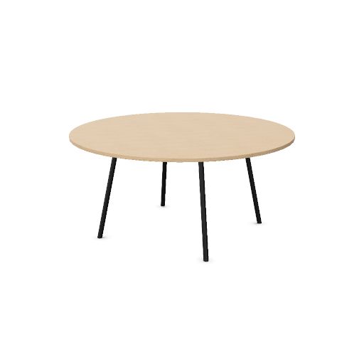 Round meeting table - 4 legs - L.160 / D.160 / H.75
