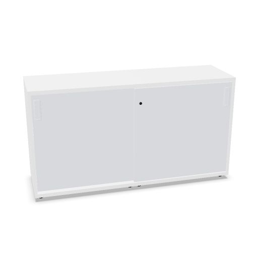 Storage units with sliding doors W. 136,5  H. 74  D. 40,4 