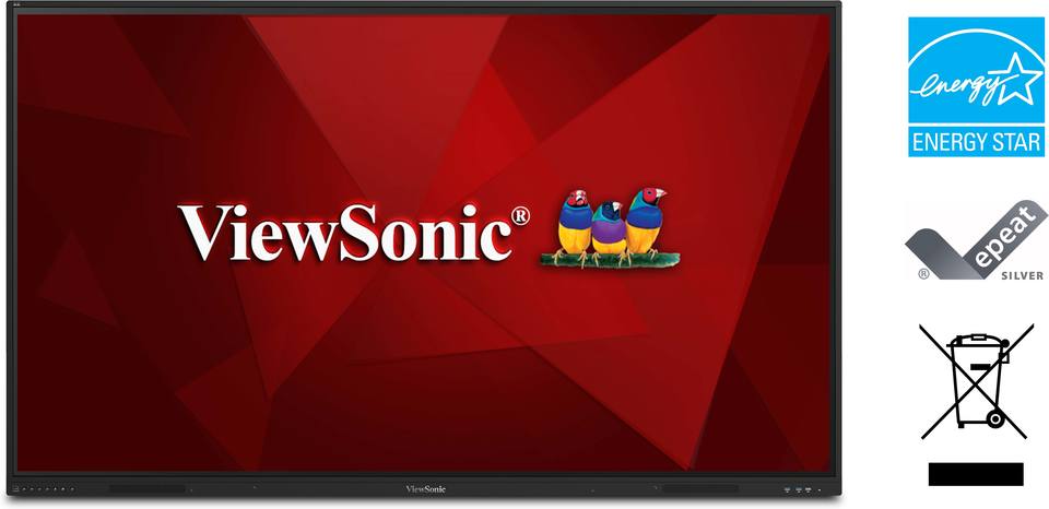 ViewBoard G serie touchscreen 75" (refurbished)