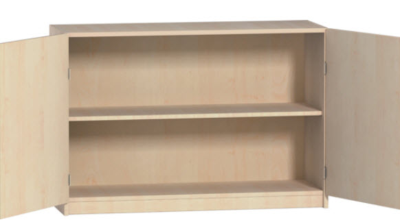 [DIS-001-85-TBA-TBA-TBA] Houten kast met draaideuren - 2 OH  (Nog te bepalen, Nog te bepalen, Nog te bepalen)