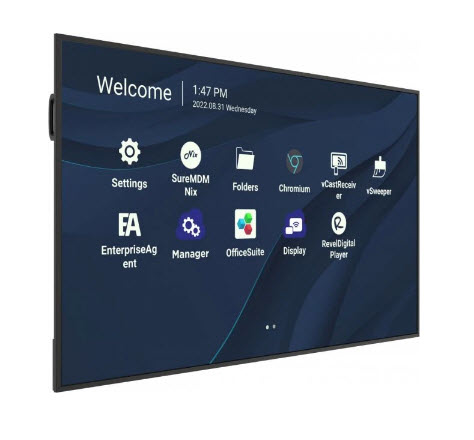 ViewSonic LED Large Format Display 86" - 4K - 500 nits - 24/7 - non touch