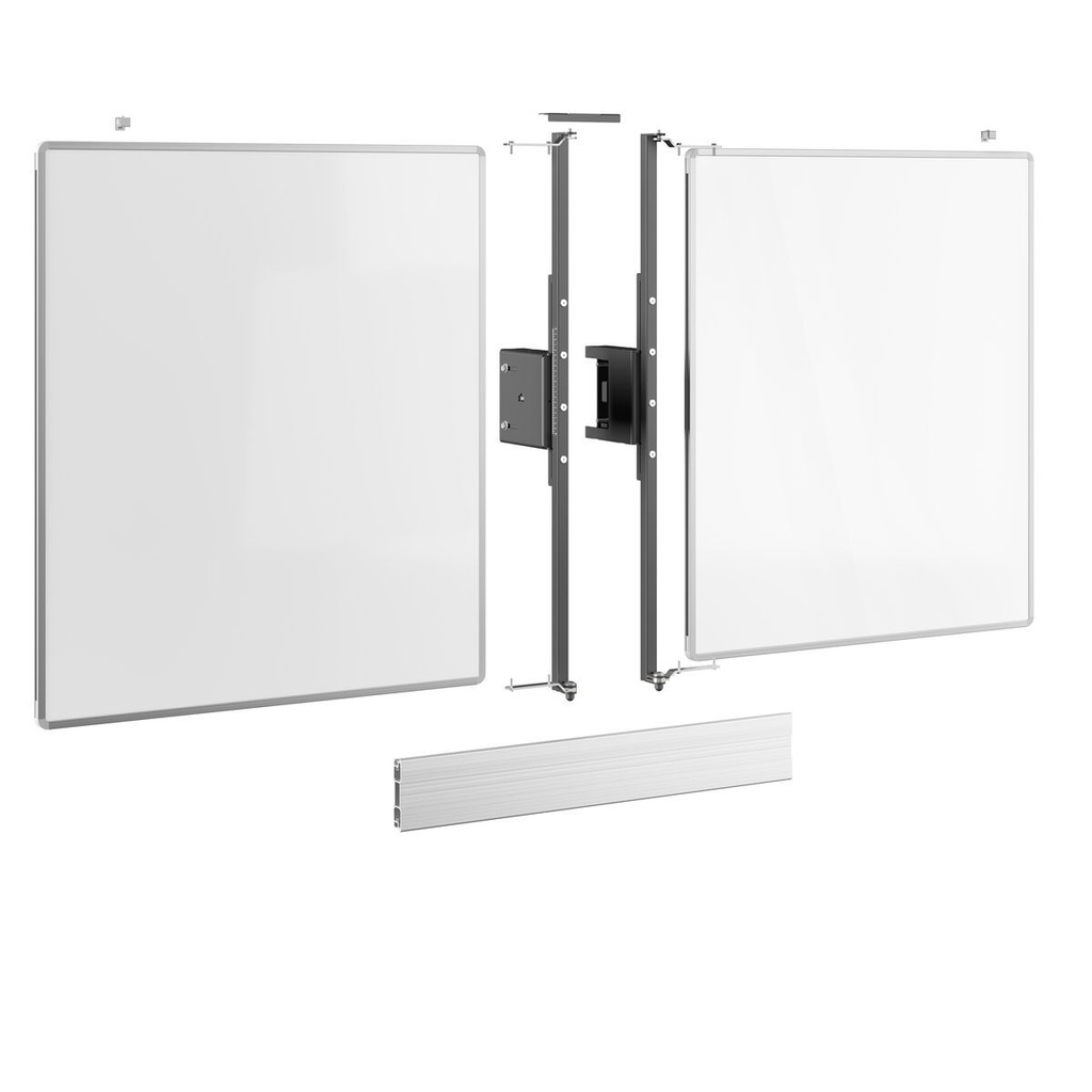 Vogel's RISE WBS86M Whiteboard Set voor 86" op mobiele lift