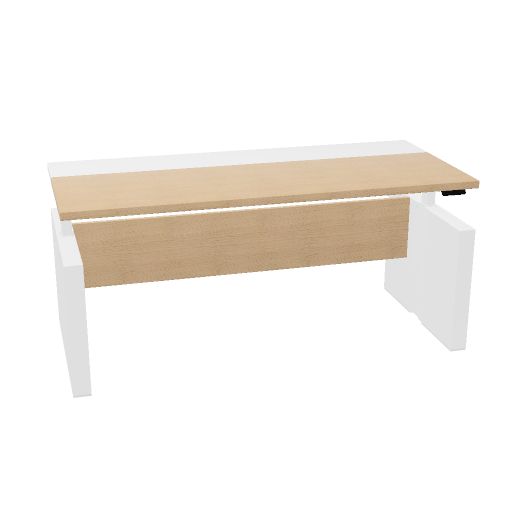 [MARKET.XXMarket=E;MARKET.XXWeight=1;Configuration.Config=60;Top.V01=MRC1;Leg.V02=MBI1;Structure_Elec.XXColumn=MBI1;Socket_R.V19=EU] Desk with electric height adjustment - Specify power supply: EU / UK / US - L.200 / D.90 / H.75÷141