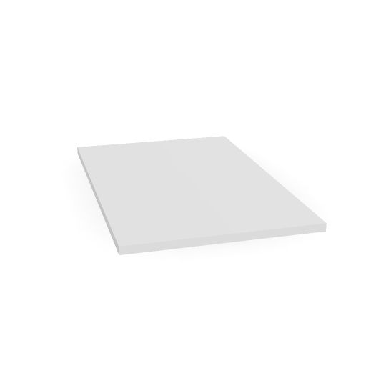 [TOP_PEDESTAL.V05=MBI1;MARKET.XXMarket=E;MARKET.XXWeight=1] Top for carrying pedestals (18 mm thickness) W. 42  H. 1,8  D. 65