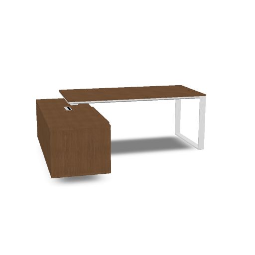 [Top.XXCategory=CatM1;Top.V01=MRC1;Leg.V02=MBI1;Side.V81=SX;MARKET.XXMarket=E;MARKET.XXWeight=1] desk with open leg W. 180  H. 75  D. 90  (CatM1, MRC1, E, 1, MBI1, SX, Service_Units.XXCategorySU=CatM1;Service_Units.V04=MRC1;Service_Units.XXPEDShelves=PVC;Leg.V02=MBI1;Top_Access.V13=AL04;Side.V81=SX;MARKET.XXMarket=E;MARKET.XXWeight=1)