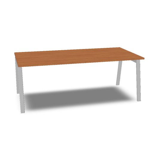 [AIR220100VTVH2-1LEAL@25 1 LE AL] Air2 vergadertafel 200x100 25mm