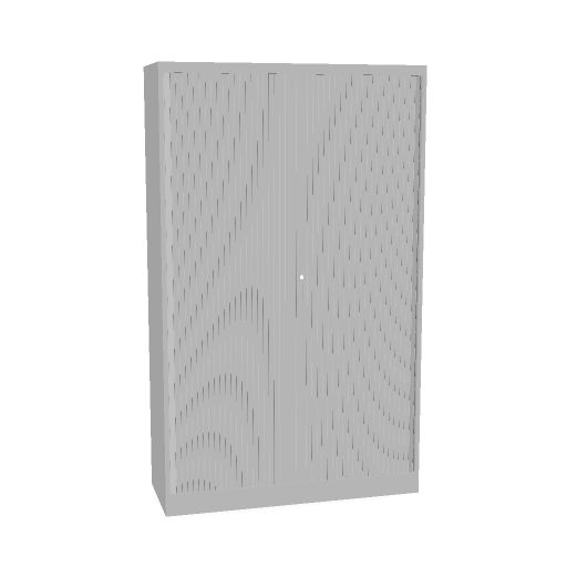 [EC2000-AL@AL ST] Ecotec roldeurkast 198x120x45cm (AL, ST)