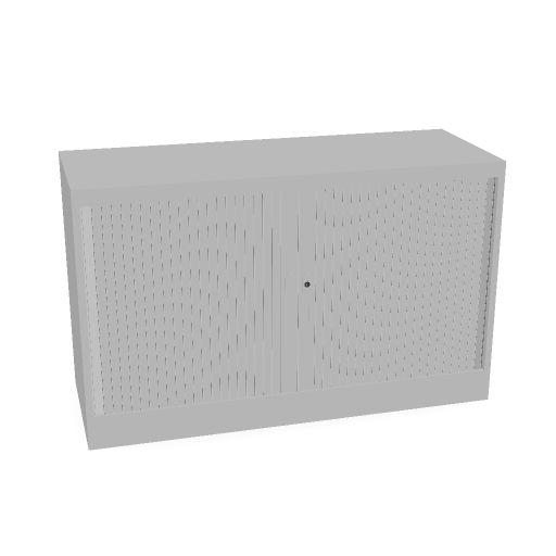 [EC7412-AL@AL ST] Ecotec roldeurkast 74x120x45cm (Aluminium, ST (Structuur))