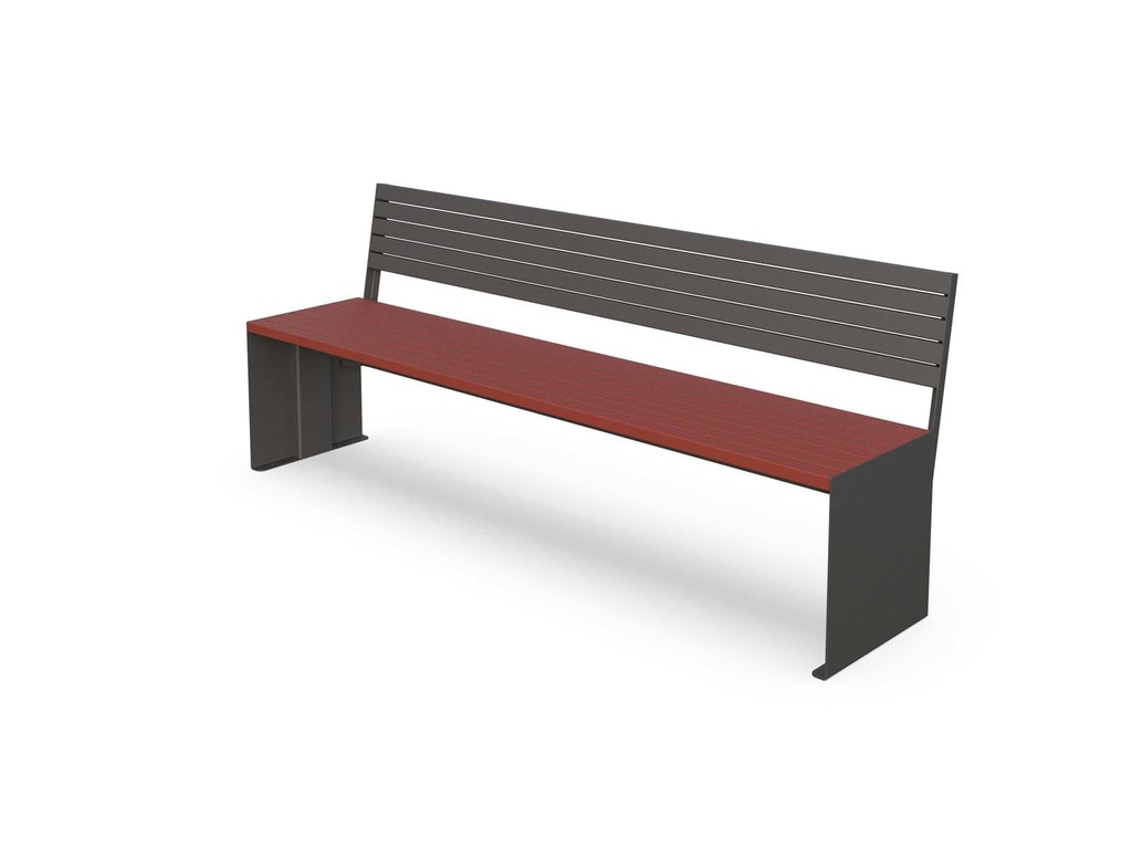 [FORTE-ZITBANK-RUG-OUTDOOR-TBA-TBA] Forte - zitbank met rug - outdoor gebruik (Nog te bepalen, Nog te bepalen)