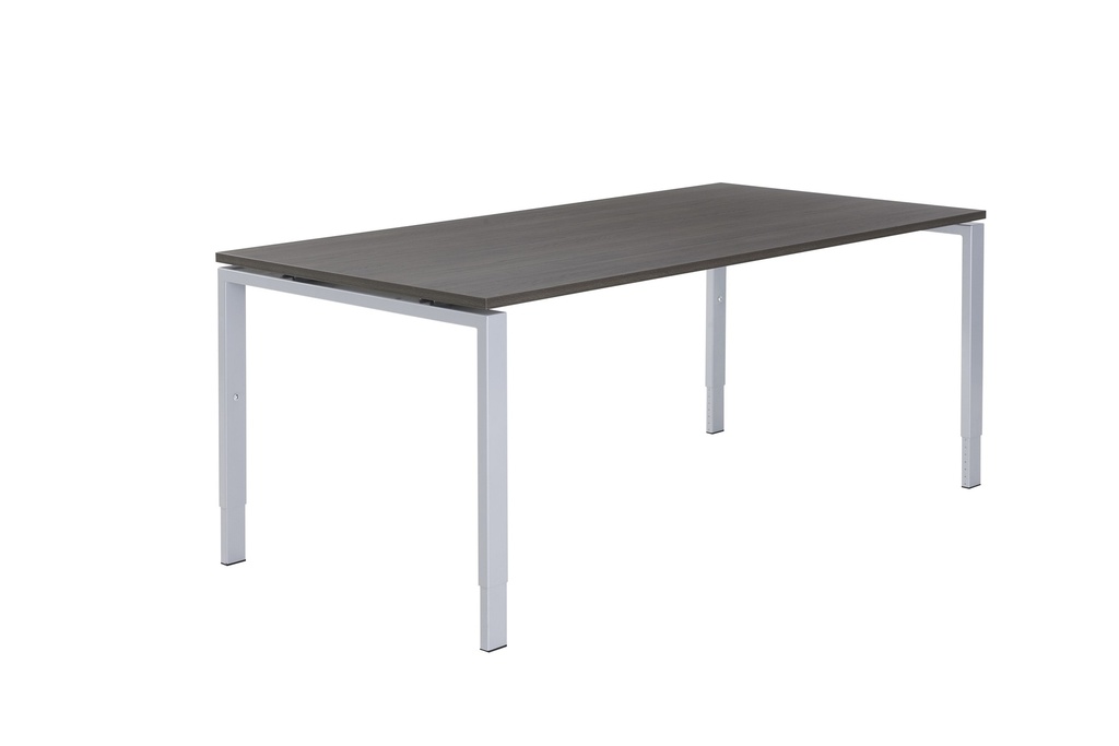 [CV1004A] Carré vergadertafel recht 160 x 80 cm, poottype A, instelbaar 62 - 86 cm