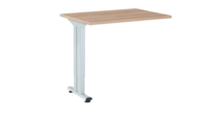 Basic aanbouw recht 80 x 60 cm