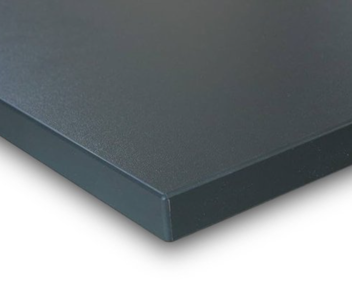 blad melamine zwart 180 x 80 x 2.5 cm