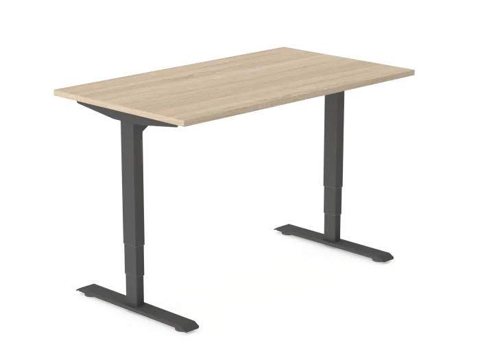 Flexframe enkel bureau recht, elektrisch verstelbaar 65 - 130 cm