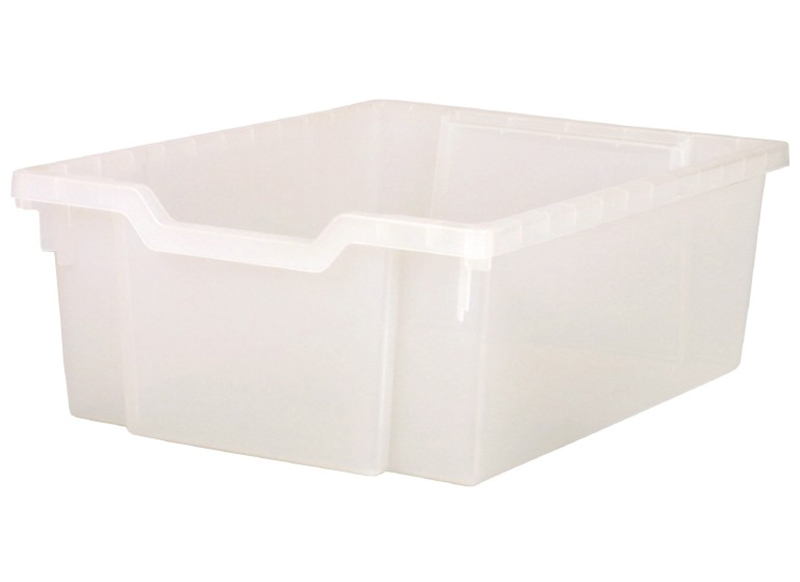 Opbergkist - F2 - 427 mm x 317 mm x 150 mm - transparant