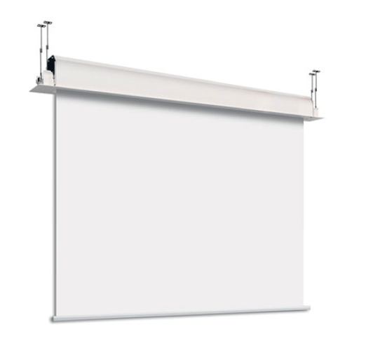 [DE-250x140-REPR] DELUXX Professional Motorised Ceiling Recessed Screen 250 x 140 cm 112" - REAR PROJECTION