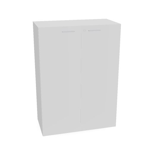 medium unit with wooden door W. 45  H. 127  D. 45 (Elektrisch, 1, Q, MBI1, QAL, Melamine, MBI1, Up, E, Geen, 1, Melamine)