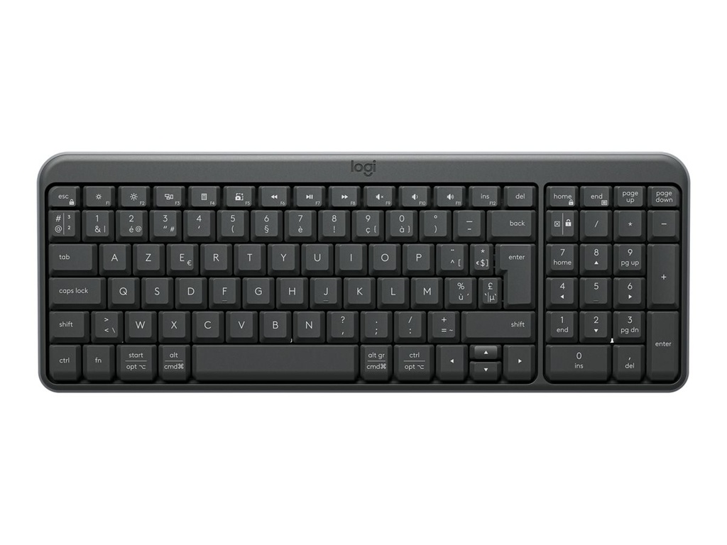 Logitech K250 - toetsenbord - AZERTY - Belgisch - grafiet Input Device
