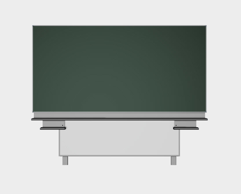 [210-Mittelfläche - Tafelflügel BxH (cm)-TBA-TBA] 1-vlaks schrijfbord - op schuifmechaniek - type 210 (Nog te bepalen, Nog te bepalen)
