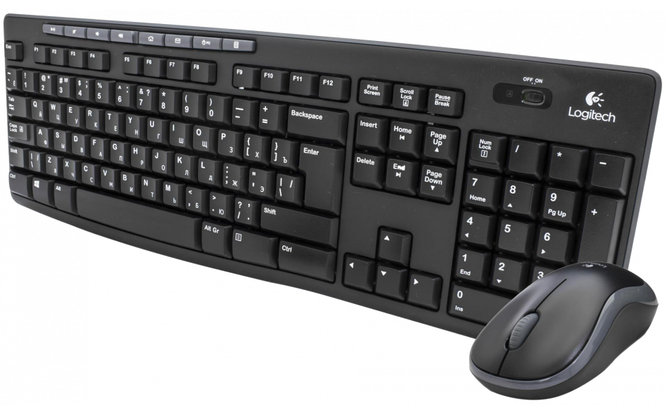 [MK270] Draadloos toetsenbord en muis apart