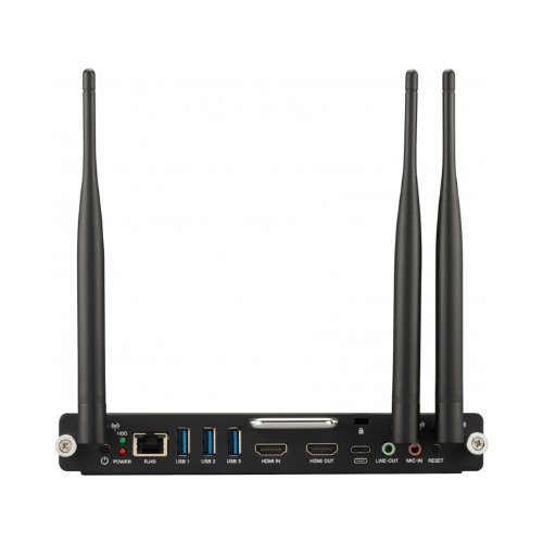 OPS Android Google (EDLA certificaat), Android 13, DDR4 8/128GB, WiFi 6/BT5.2, USB-C, HDMI in/out, RJ45, 3x USB-A, audio in/out (Google Play Store)