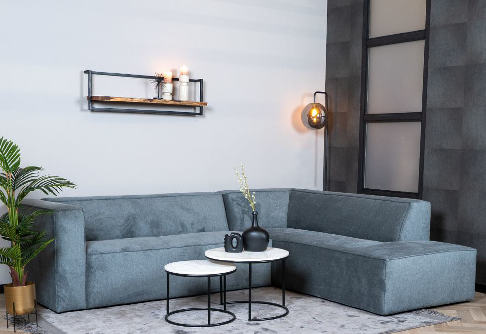 Memphis - hoekbank rechts - in polyester