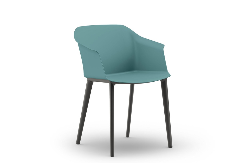 Moli - designstoel in kunststof - met armleuningen