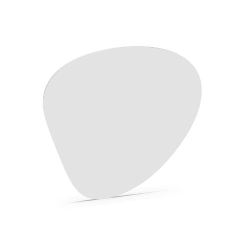 Pebble whiteboard, 58x62 cm