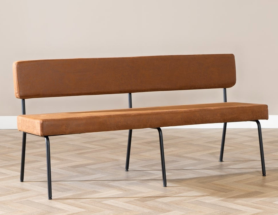 Eetkamerbank Espen - in eco-leer