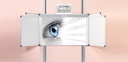 Projectiebord op kolommen - 5-vlaks - extra flat - voor touchprojector