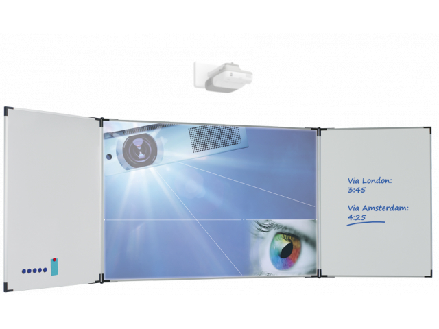 [17106.200] Projectiebord softline extra flat - 5-vlaks