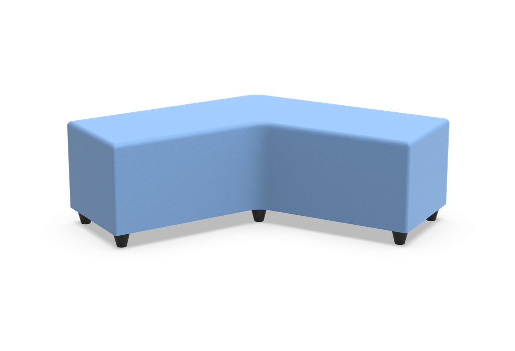 [BLB-Seat height-TBA-Cat - Fabric-Colour-TBA] Poef soft seating in kunstleder -  boomerang : 143 x 105 cm  (B x D) (Nog te bepalen, Nog te bepalen, Nog te bepalen)