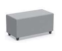 Poef soft seating in kunstleder -  rechthoek : 135 x 45 cm  (B x D)