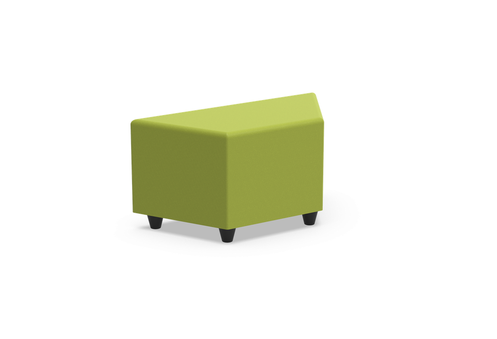 [BLTP-TBA-TBA-TBA] Poef soft seating in kunstleder -  trapezium : 88 x 39 cm  (B x D) (Nog te bepalen, Nog te bepalen, Nog te bepalen)