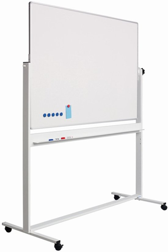 Kantelbord emailstaal wit