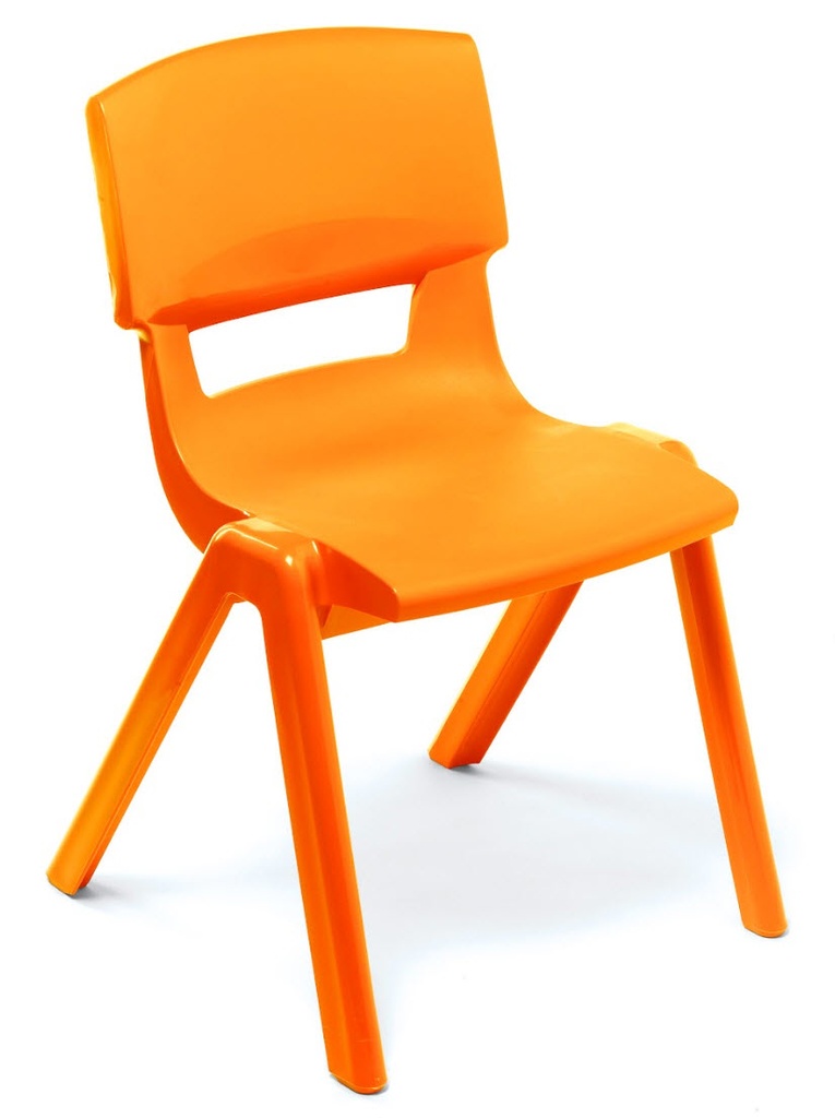 [OUTLET-PAKKET-4STUKS-POSTURA-H31-TANGERINE-FIZZ] Postura stoeltjes oranje - H31 - pakket 4 stuks