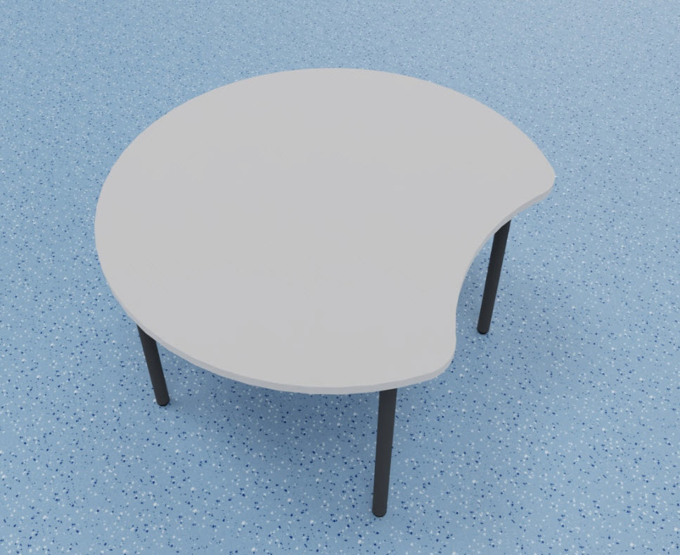Pacman - freeform tafel - ø 120 cm