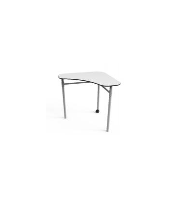 Ambi Low - organic table - volkern - hoogteverstelbaar - met wiel