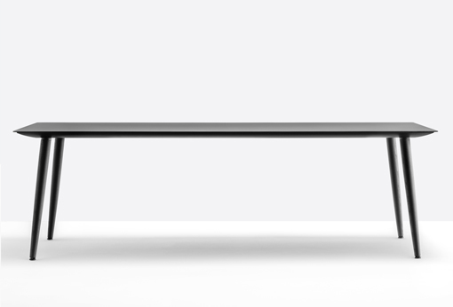 [TBA-FNP_NE - CC42-Size-Colour table top-FNP_NE-Stain colours-TBA] Babila wood - vergadertafel - blad anti-fingerprint - met kabelmanagement (Nog te bepalen, Nog te bepalen)
