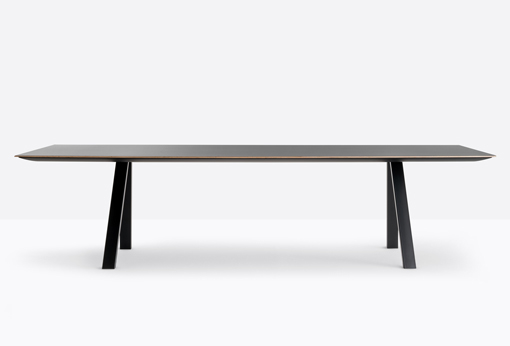 [ARK-FNP_NE (mm 6)-NERO-Size-TBA] Arki - vergadertafel - blad anti-fingerprint zwart (Nog te bepalen)