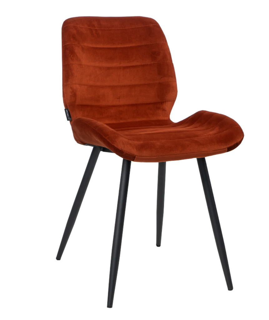 [Toby-4-poots-velvet-MADISON-TBA] Toby - 4-poots stoel - in velvet (Nog te bepalen)