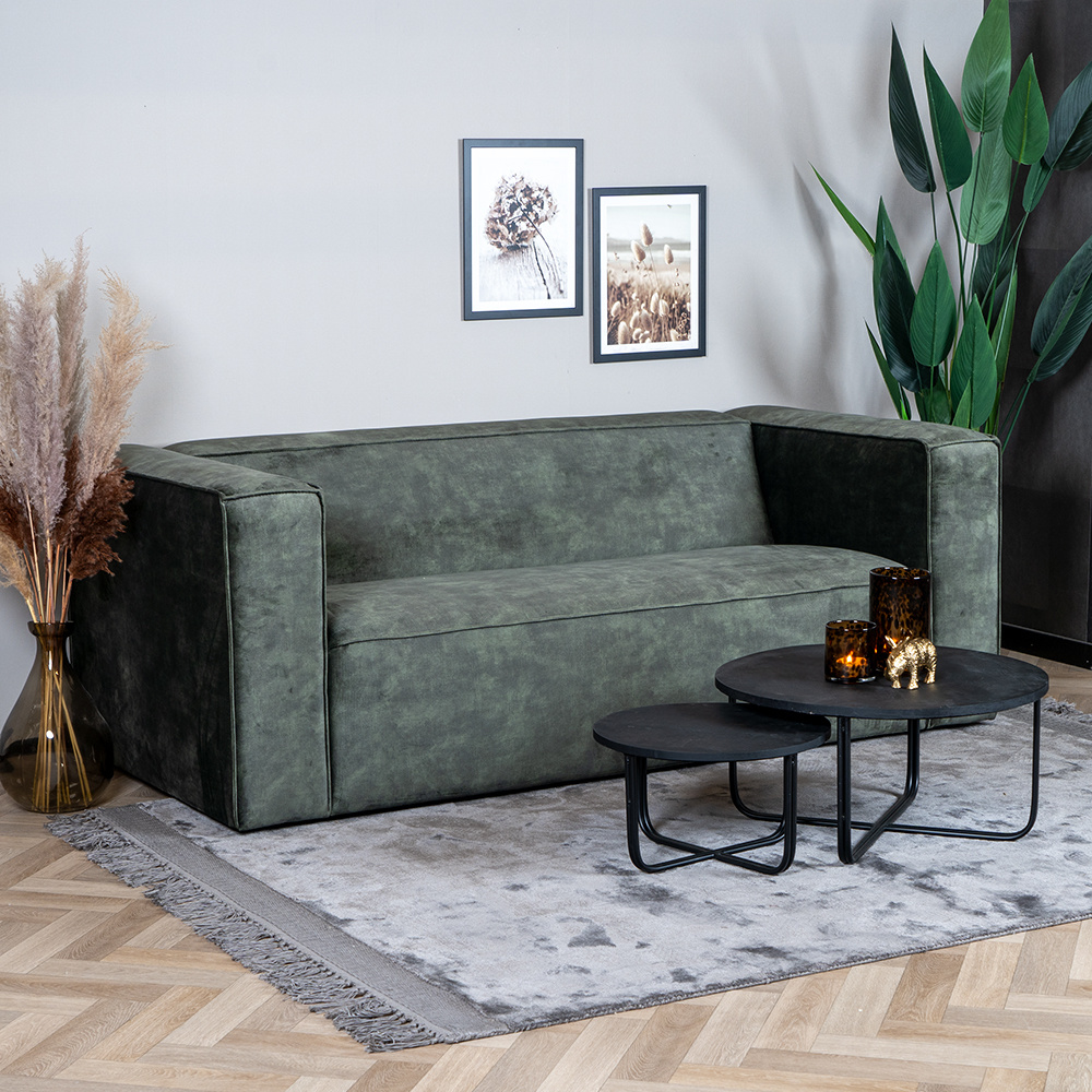 [Memphis-2,5 zitsbank- velvet-Kleur velvet-TBA] Memphis - 2,5 zitsbank - in velvet (Nog te bepalen)